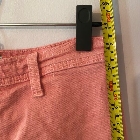 Pistola Women's size 29 Pink Flamingo Penny Wide Leg Cropped Jeans Frayed - Picture 10 of 14